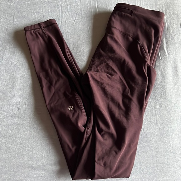 Lululemon Running Pants With Side Pockets